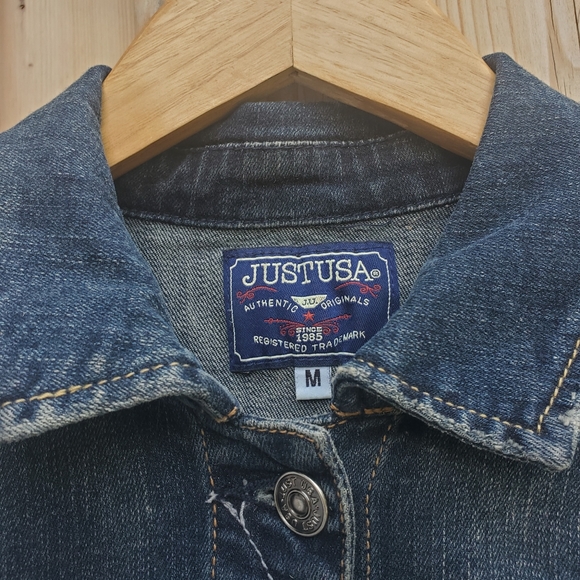 Just USA Denim Dark Wash Jacket - Picture 5 of 8